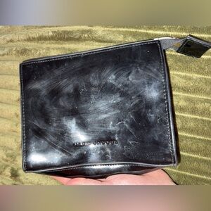 Marc Jacobs Glossy Black Leather Clutch
